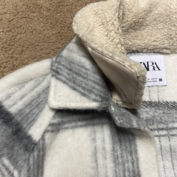 Zara women plaid jacket. XS - Picture 4 of 10